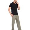 Rebelean Men's Bootcut Zipper Track Pant
