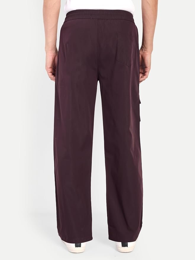 Rebelean Cargo Pants for Men | Cotton Twill Relaxed Fit Multi Pocket Utility Trousers - Image 4