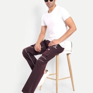 Alternative view of Rebelean Cargo Pants for Men | Cotton Twill Relaxed Fit Multi Pocket Utility Trousers