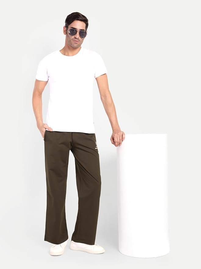 Rebelean Men's Loose Fit Wide Leg Joggers